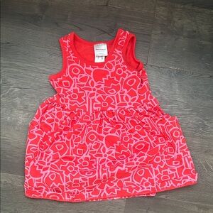 Hanna Andersson Red and Pink Patterned Kids Dress
